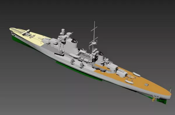 Zeppelin Battleship 3d model