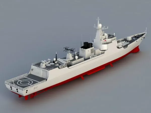 Navy Frigate Ship 3d model Navy Frigate Ship 3d model