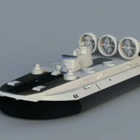 Navy Us Military Hovercraft 3d model