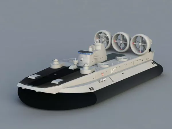 Navy Us Military Hovercraft 3d model Navy Us Military Hovercraft 3d model