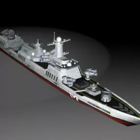 Navy Warship 3d model