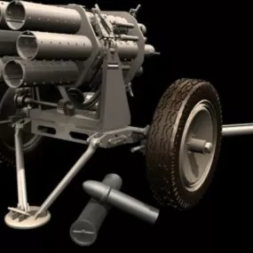 Nebelwerfer Rocket Launcher 3d model