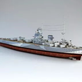 Nelson-class Battleship 3d model