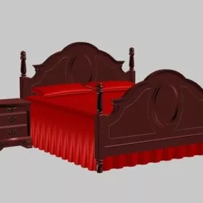 New Classic Bed 3d model