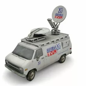 News Van 3d model