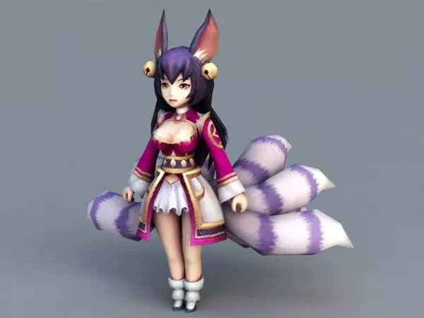 Stylish Girl 3d model