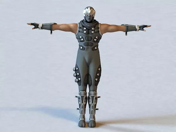 Crow Assassin 3d model