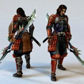 Ninja Samurai Warrior 3d model