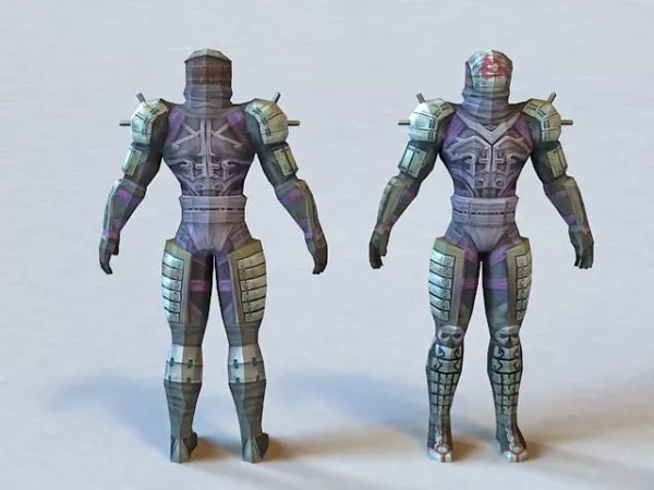 Tactical Soldier Character 3d model