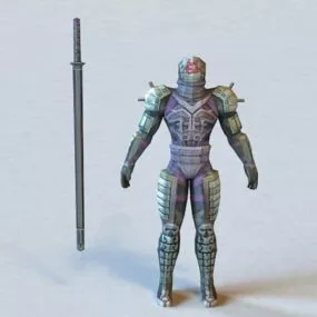Ninja Weapon And Armor 3d model