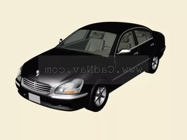 Nissan Cima Car 3d model Nissan Cima Car 3d model