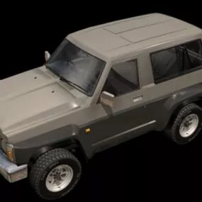 Nissan Patrol 2-door Pickup 3d model