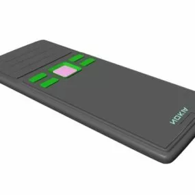 Nokia 6300 Mobile Telephone 3d model