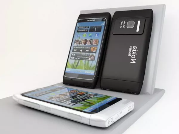 Nokia N8 Smartphone 3d model Nokia N8 Smartphone 3d model