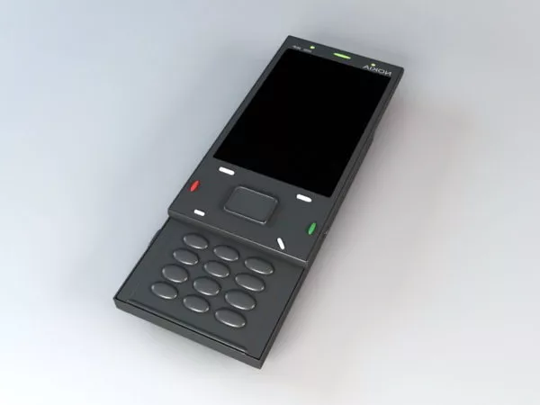Nokia N86 Smartphone 3d model Nokia N86 Smartphone 3d model