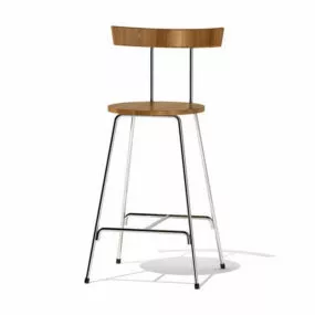 Norman Cherner Konwiser Stool Furniture 3d model
