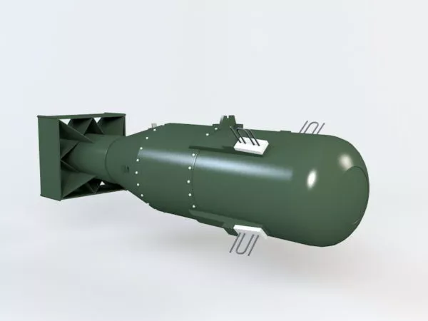 Time Bomb Weapon 3d model