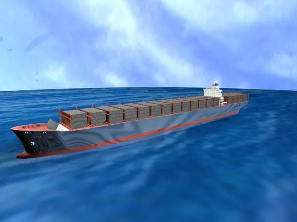 Old Cargo Container 3d model