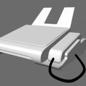 Office Fax Machine 3d model