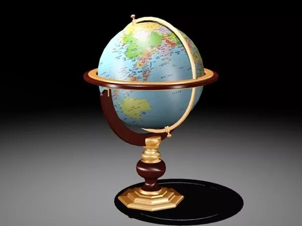 Office Globe 3d model Office Globe 3d model