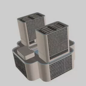 Office Building Complex 3d model