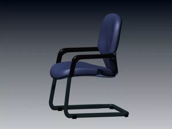 Office Cantilever Chair 3d model Office Cantilever Chair 3d model