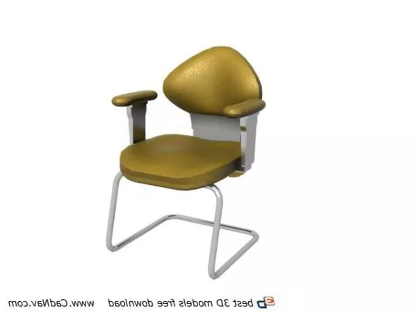 Office Furniture Cantilever Visitors Chair 3d model Office Furniture Cantilever Visitors Chair 3d model