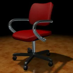 Office Chair With Arms 3d model