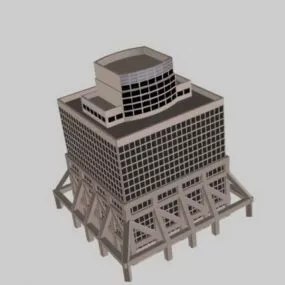 Office Complex Building 3d model