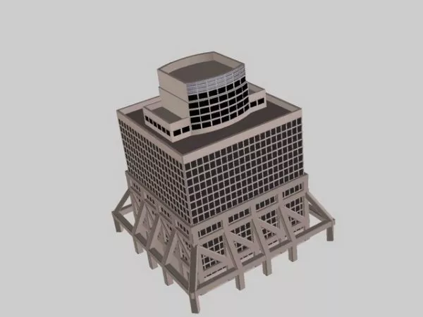 Office Complex Building 3d model Office Complex Building 3d model