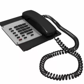 Office Desk Phone 3d model
