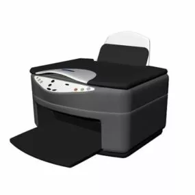 Office Laser Printer 3d model