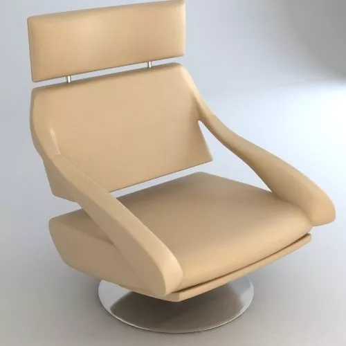 Office Leather Executive Chair Furniture 3d model Office Leather Executive Chair Furniture 3d model