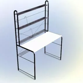 Office Magazine Rack 3d model