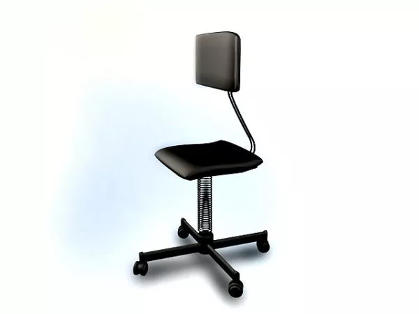 Office Steno Chair 3d model Office Steno Chair 3d model