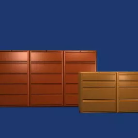 Office Storage Cabinets Furniture 3d model