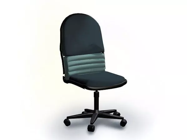 Office Swivel Chair – Blue 3d model Office Swivel Chair – Blue 3d model