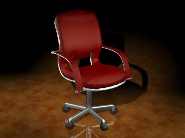 Office Swivel Chair With Arms 3d model Office Swivel Chair With Arms 3d model