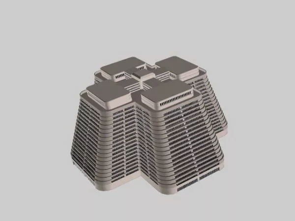 Office Tower Architecture 3d model Office Tower Architecture 3d model