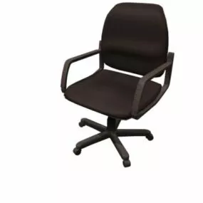 Office Typist Chair 3d model
