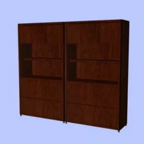 Office Wall Cabinets 3d model