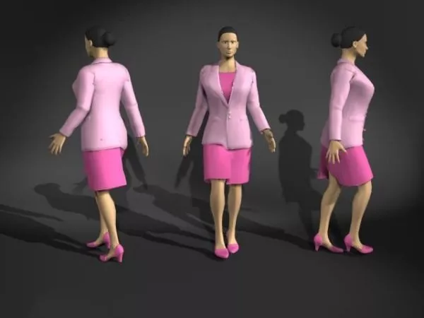 Female Character Genesis Cosplay 3d model