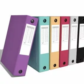 Office Work Binder 3d model