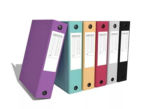 Office Work Binder 3d model Office Work Binder 3d model