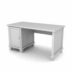 Office Writing Table Furniture 3d model