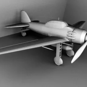 Old Airplane 3d model