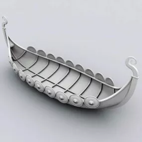 Old Canoe 3d model