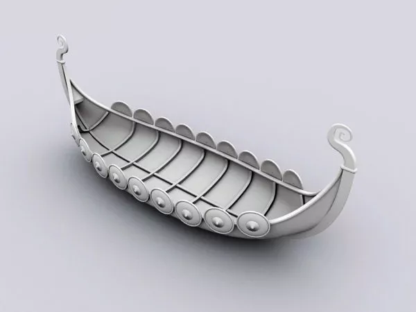 Old Canoe 3d model Old Canoe 3d model
