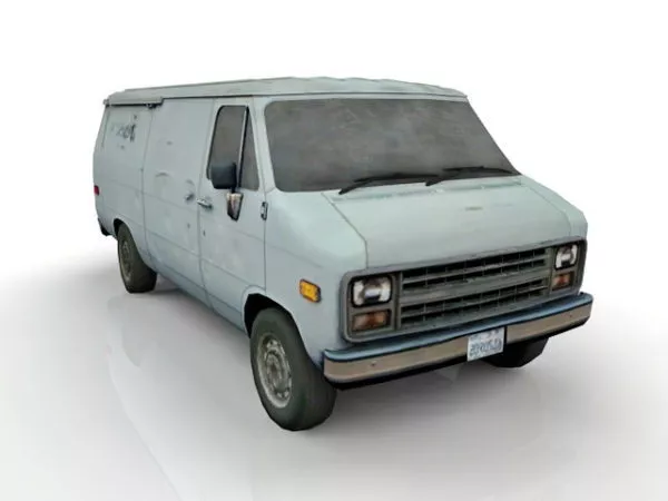 Camper Van Bus 3d model
