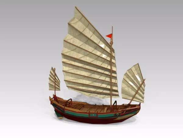 Old Wooden Sailing Ship 3d model Old Wooden Sailing Ship 3d model